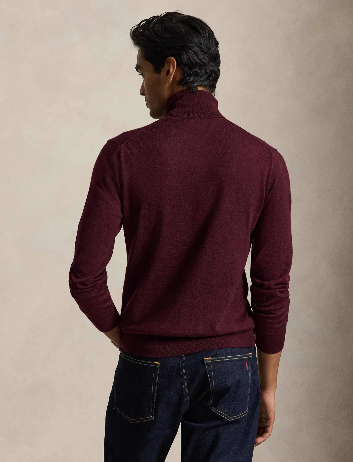 Водолазка из шерсти Polo Ralph Lauren, Bordeaux — фото 3