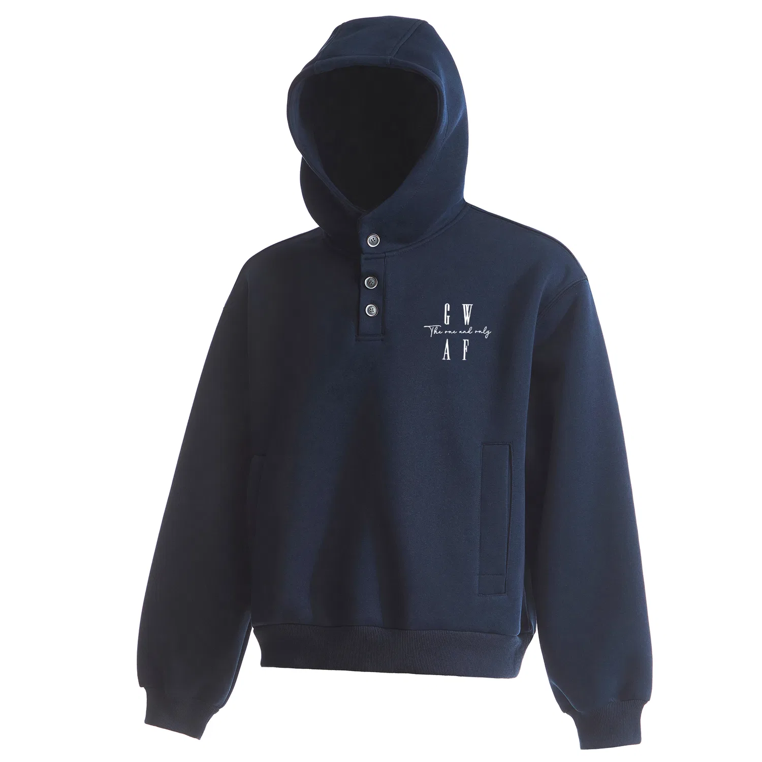 Детский худи с капюшоном утепленный GWAF, Navy Blue