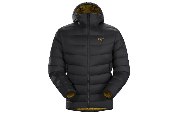 Мужская куртка утепленная с капюшоном Thorium Ar Hoodie Arcteryx, Limited Black/SMU-Black — фото 3