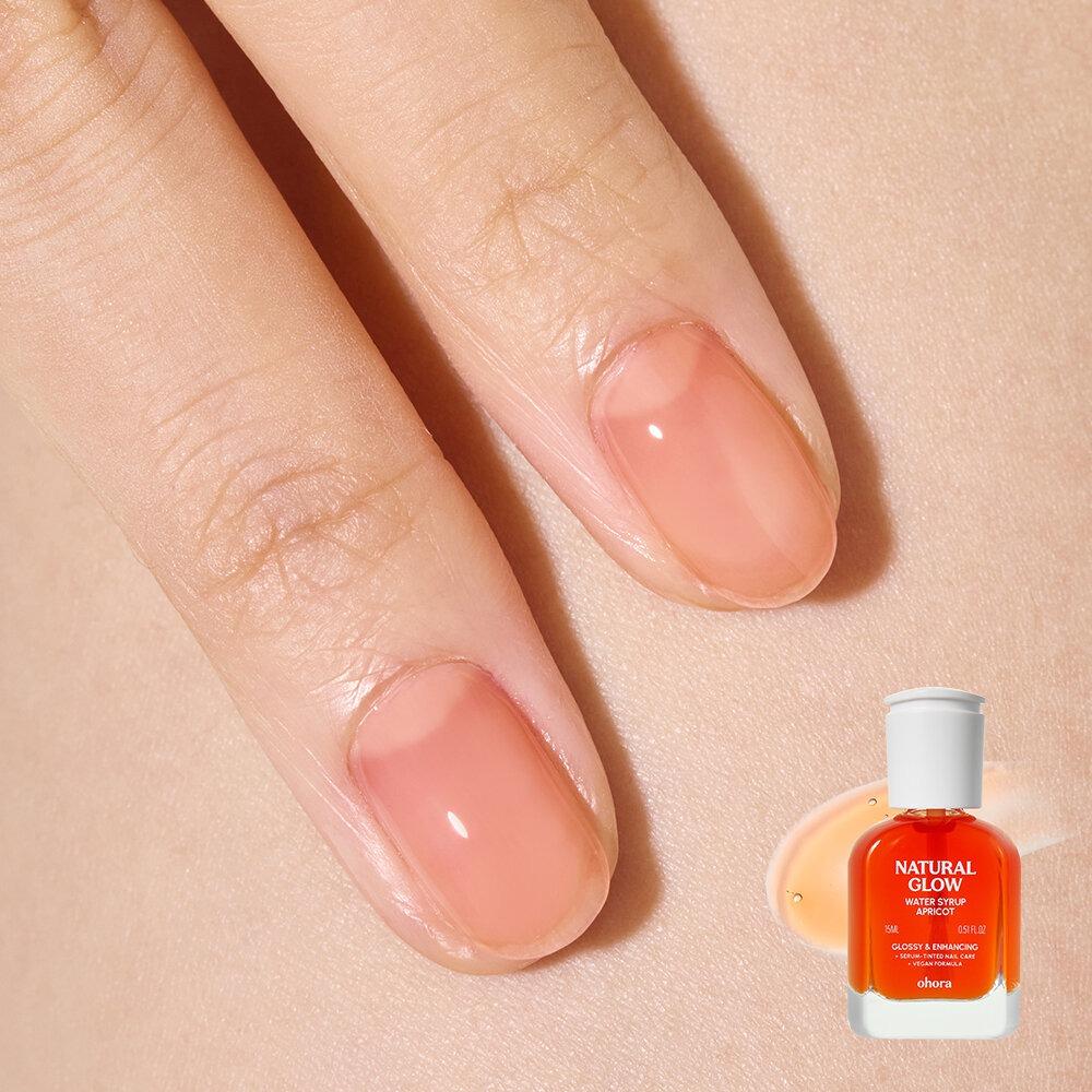 Укрепляющий гель-лак Ohora Natural Glow Glazed Line, Apricot, 15 мл — фото 2