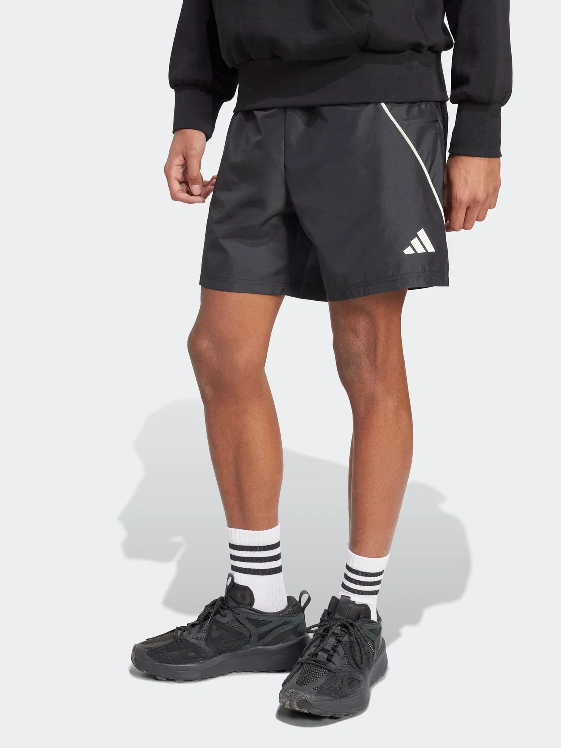 Шорты, повседневные, Black Stadium adidas, черный