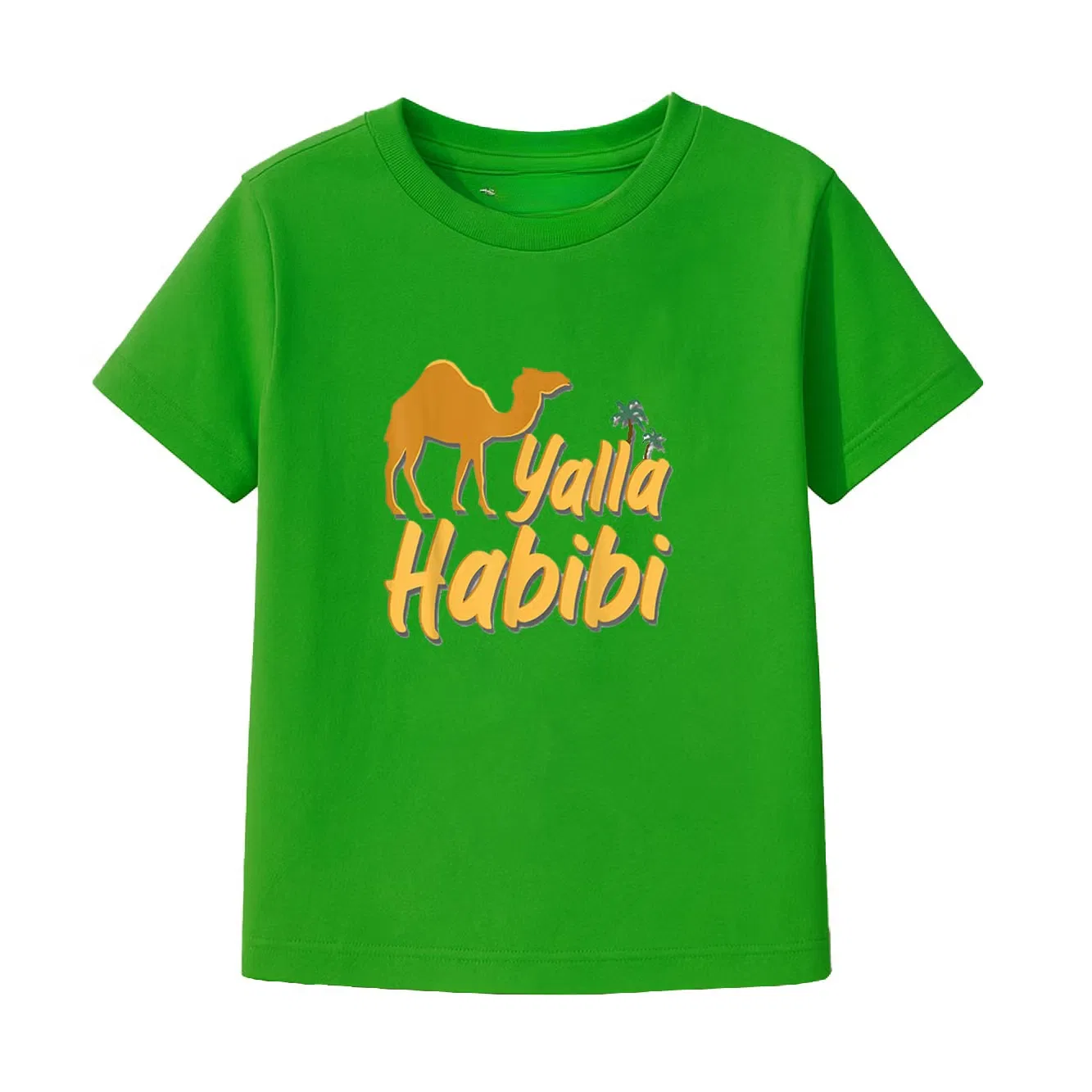 Футболка с принтом Yalla Habibi Camel Graphic Yoo Street, зеленый