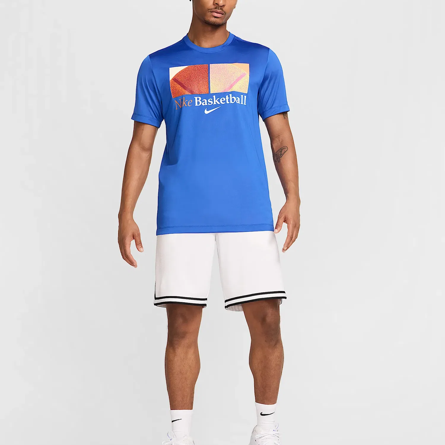 Мужская футболка с длинным рукавом Dri Fit Royal Game Color Nike, Royal Game Color — фото 4