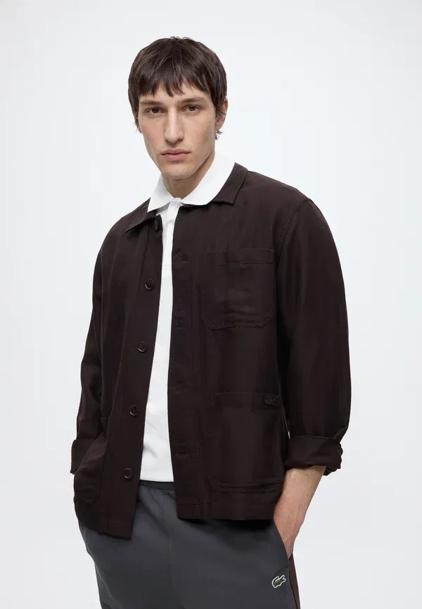 Спортивные брюки Lacoste, хлопок, однотонные, темно-синий — фото 4