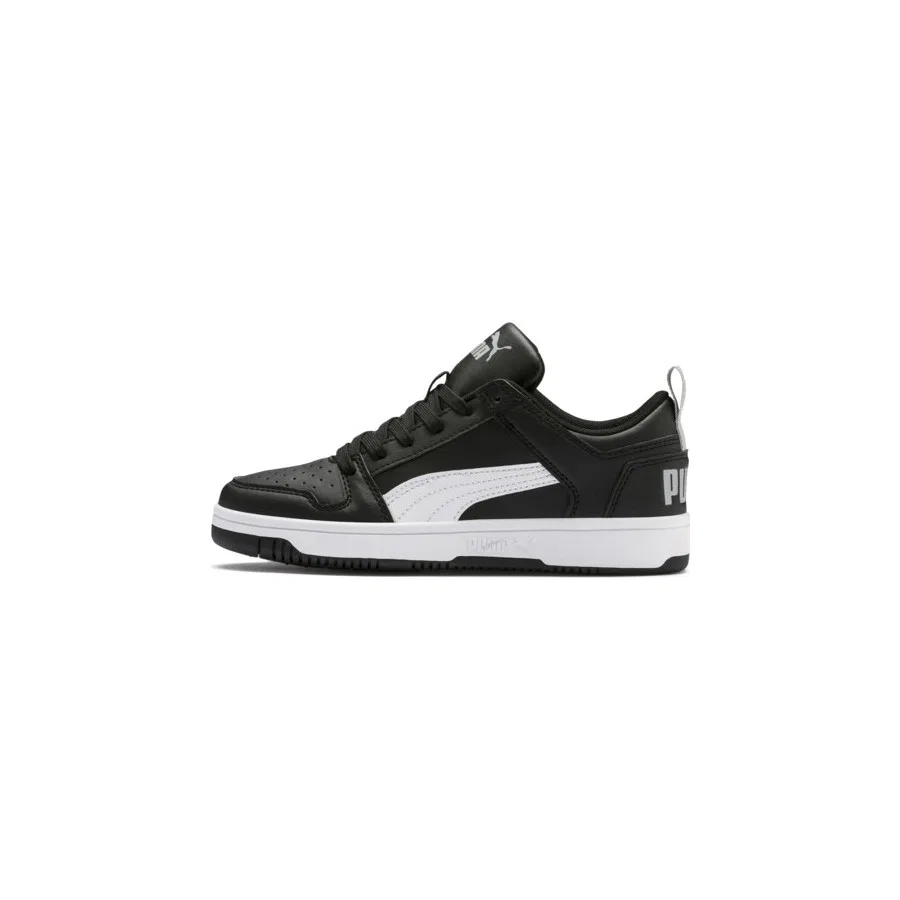 Кроссовки детские с низким берцем Rebound Layup Low SL Jr Puma, Черный — фото 4