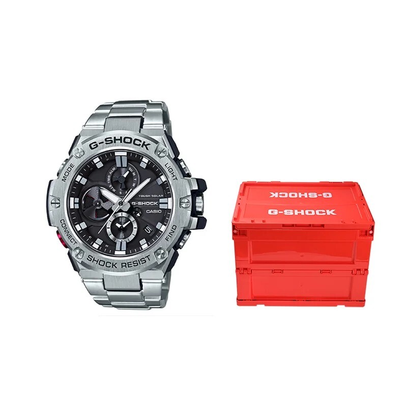 

Часы Casio G-Steel GST-B100D-1A + защитный кейс