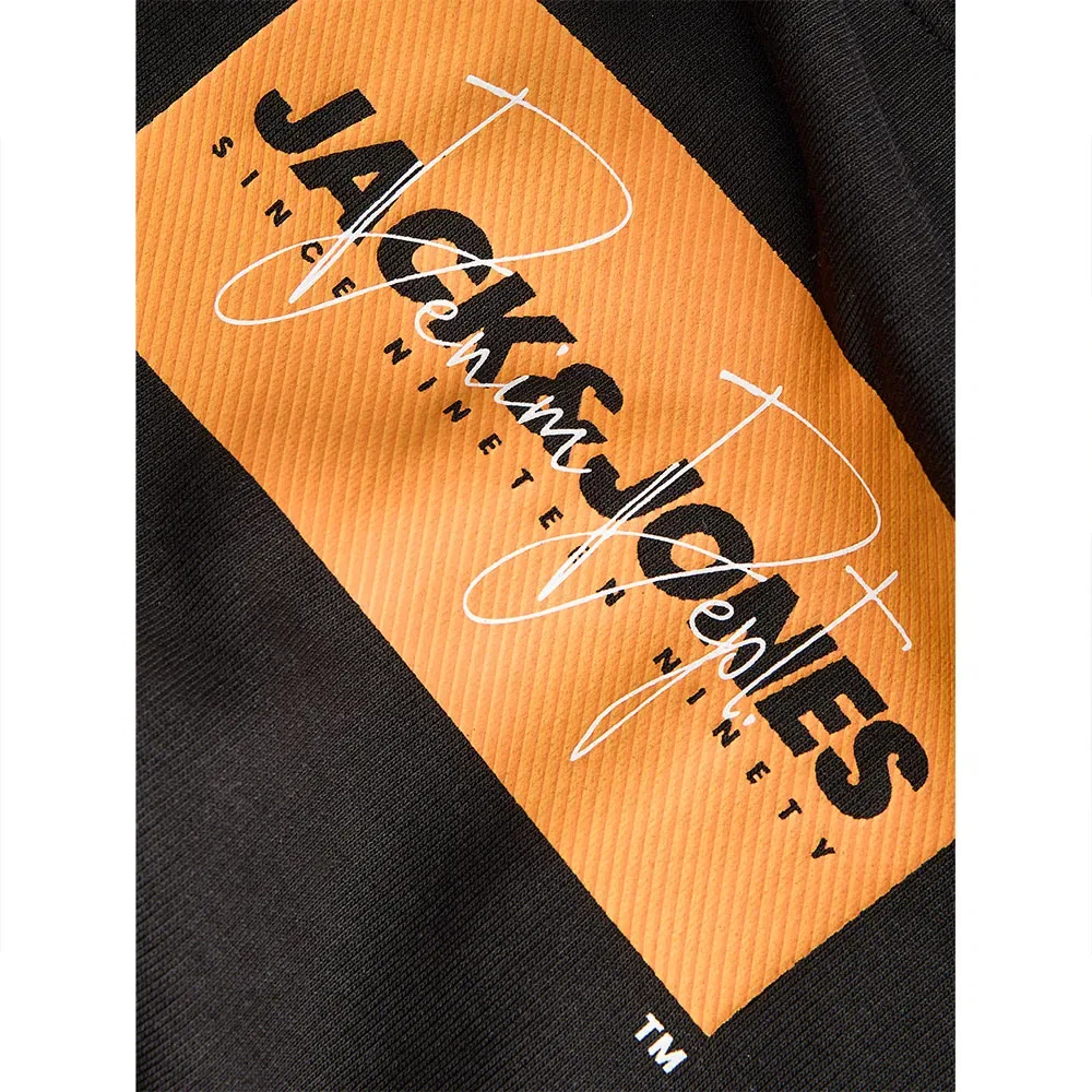 Свитшот с принтом Cole Jack & Jones, черный — фото 3