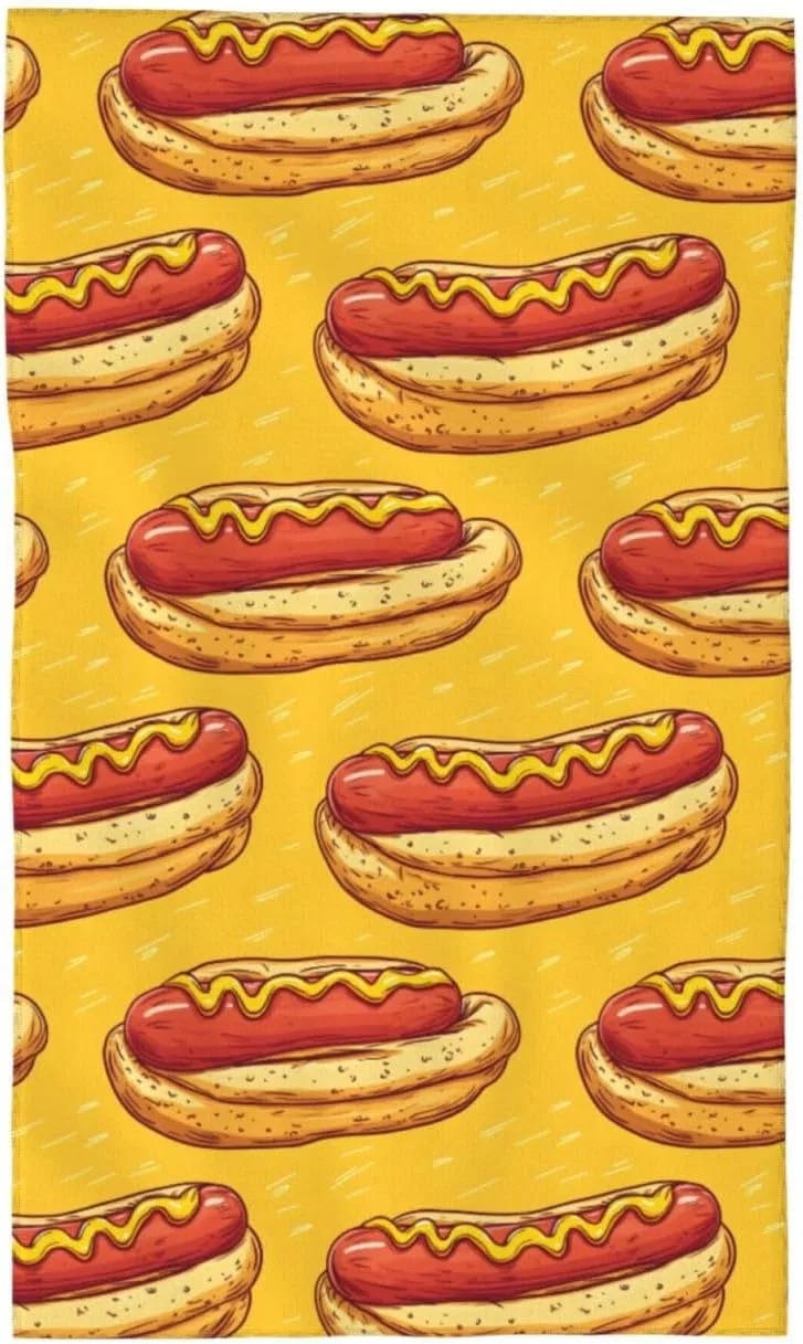 Махровая салфетка Hot Dog, GVYGVY, 70x40 см