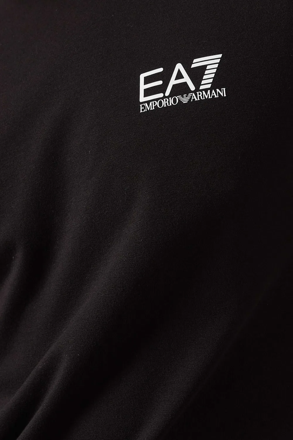Футболка с коротким рукавом с логотипом EA7 Emporio Armani, черный — фото 4