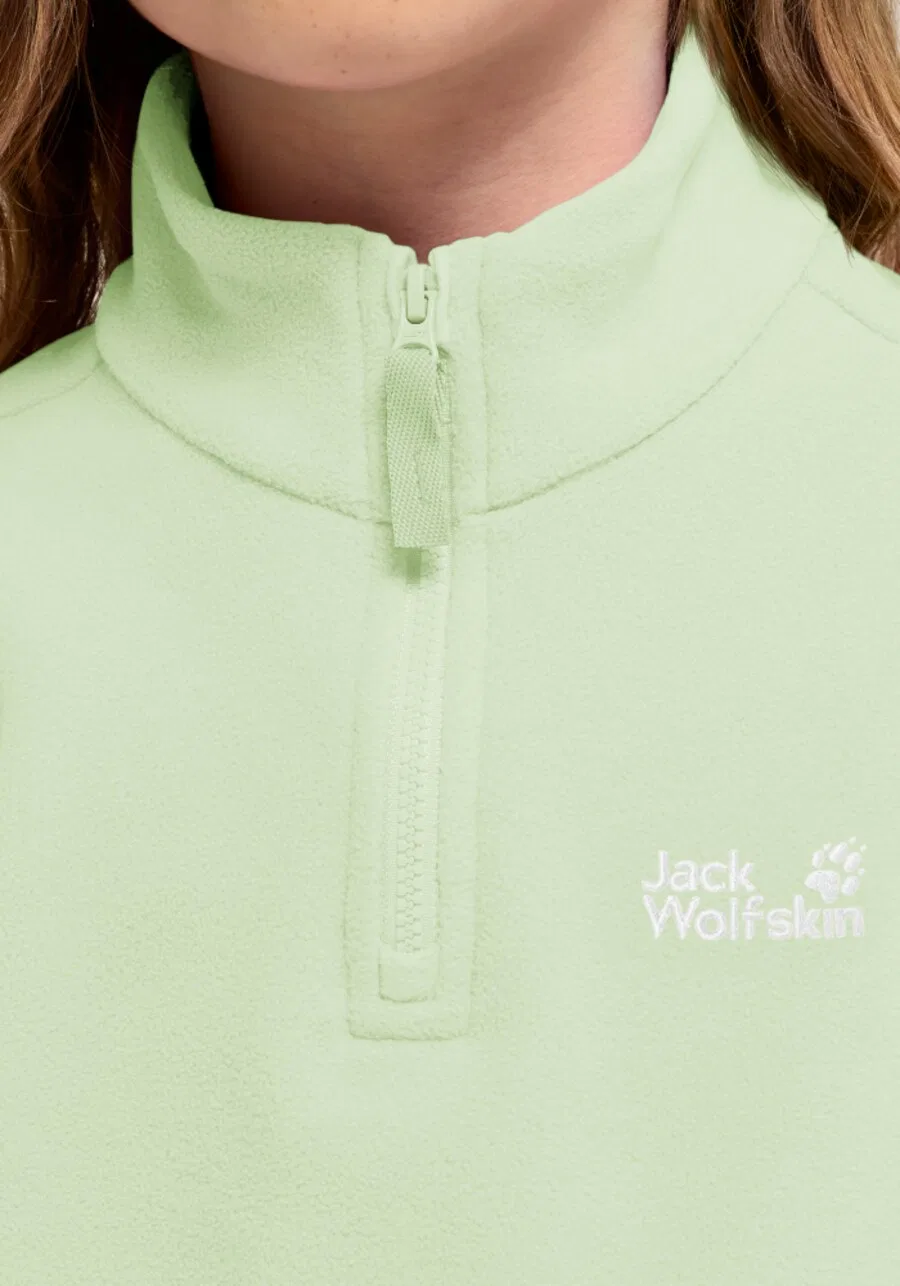 Спортивный свитер Jack Wolfskin пастельно-зеленого цвета — фото 4