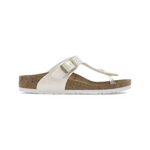 Детские сандалии с закрытым носком Birkenstock Gizeh Kids BS 1029796, Цвет Cream