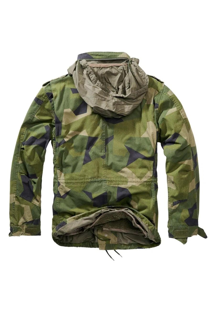 Куртка Brandit Between-Season Jacket 'Giant' в цветах хаки, оливковый и тростниковый — фото 2