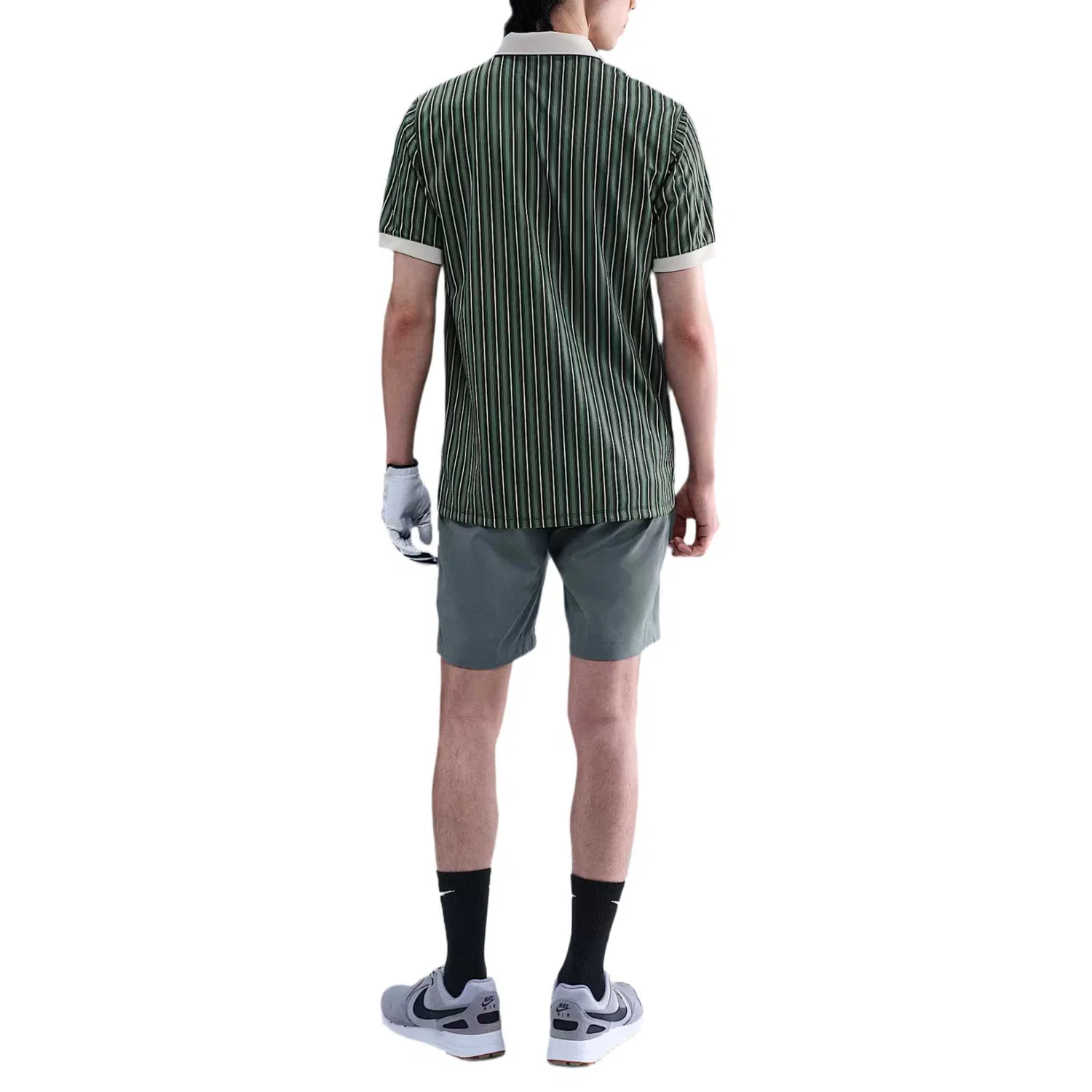 Поло Nike Victory+ для мужчин, Clay Green/Light Woody Brown/White — фото 4