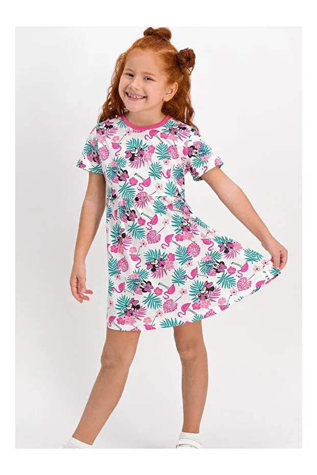 Детское платье для девочек хлопковое Minnie Mouse Licensed Generic Brands, Pink