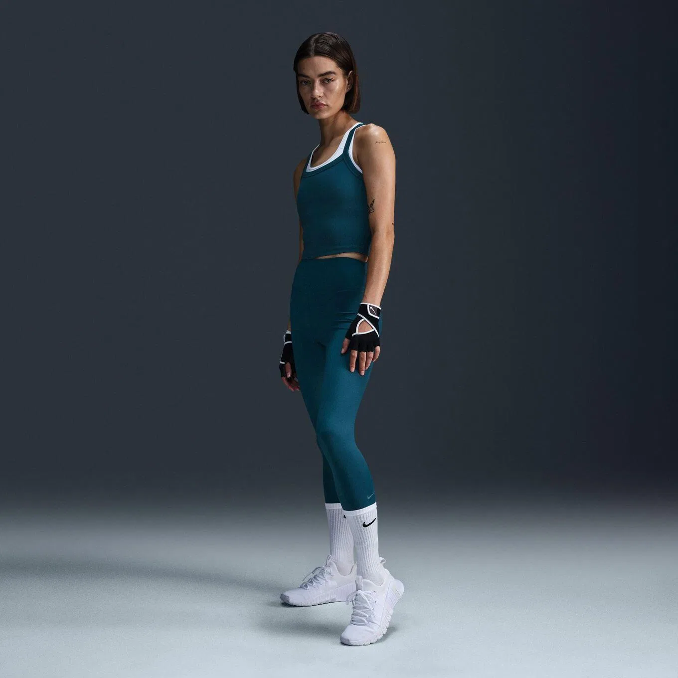 Женские леггинсы с высокой талией Nike One, Синий — фото 4