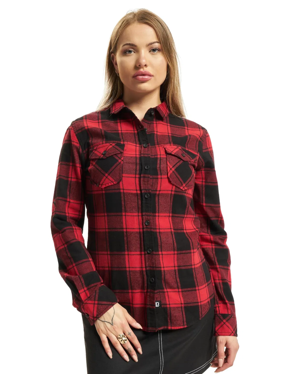 Женская фланелевая рубашка Amy Brandit, Red/Black