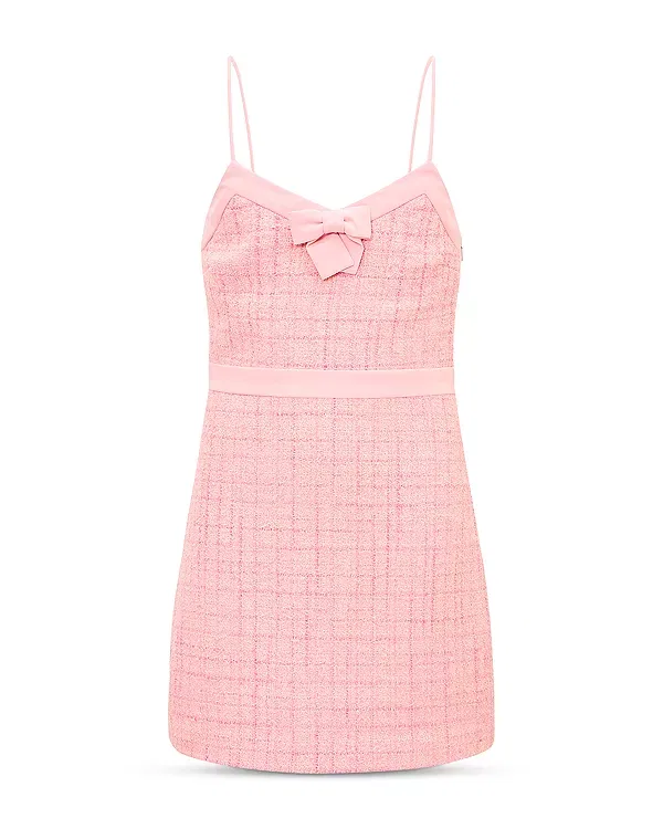 Детское платье для девочек с принтом Kitt Tween Dress LoveShackFancy, Pink Hibiscus
