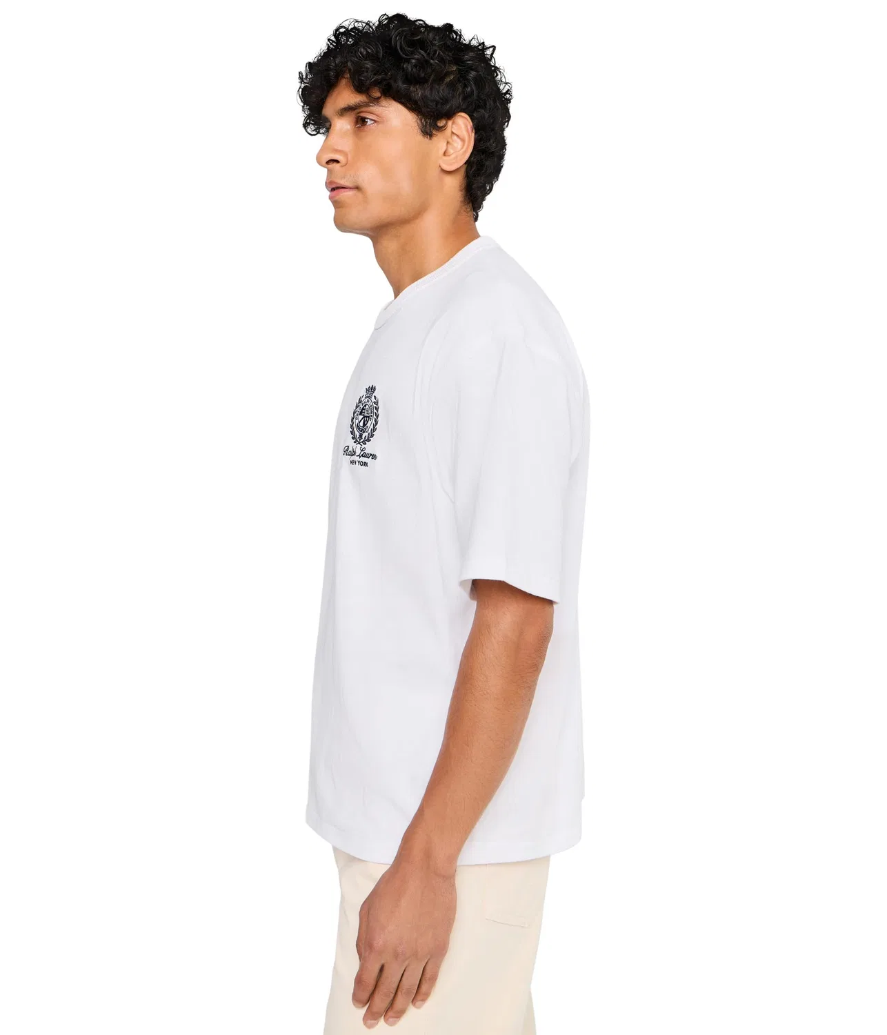 Футболка свободного кроя с графическим принтом. Polo Ralph Lauren, White — фото 3