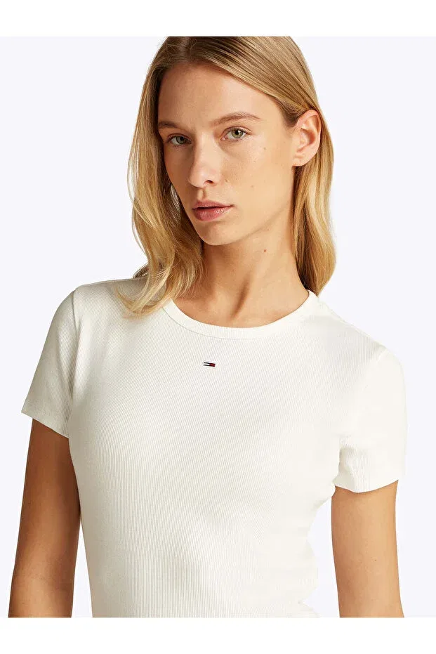 Женская хлопковое футболка Tommy Hilfiger, Multi — фото 4