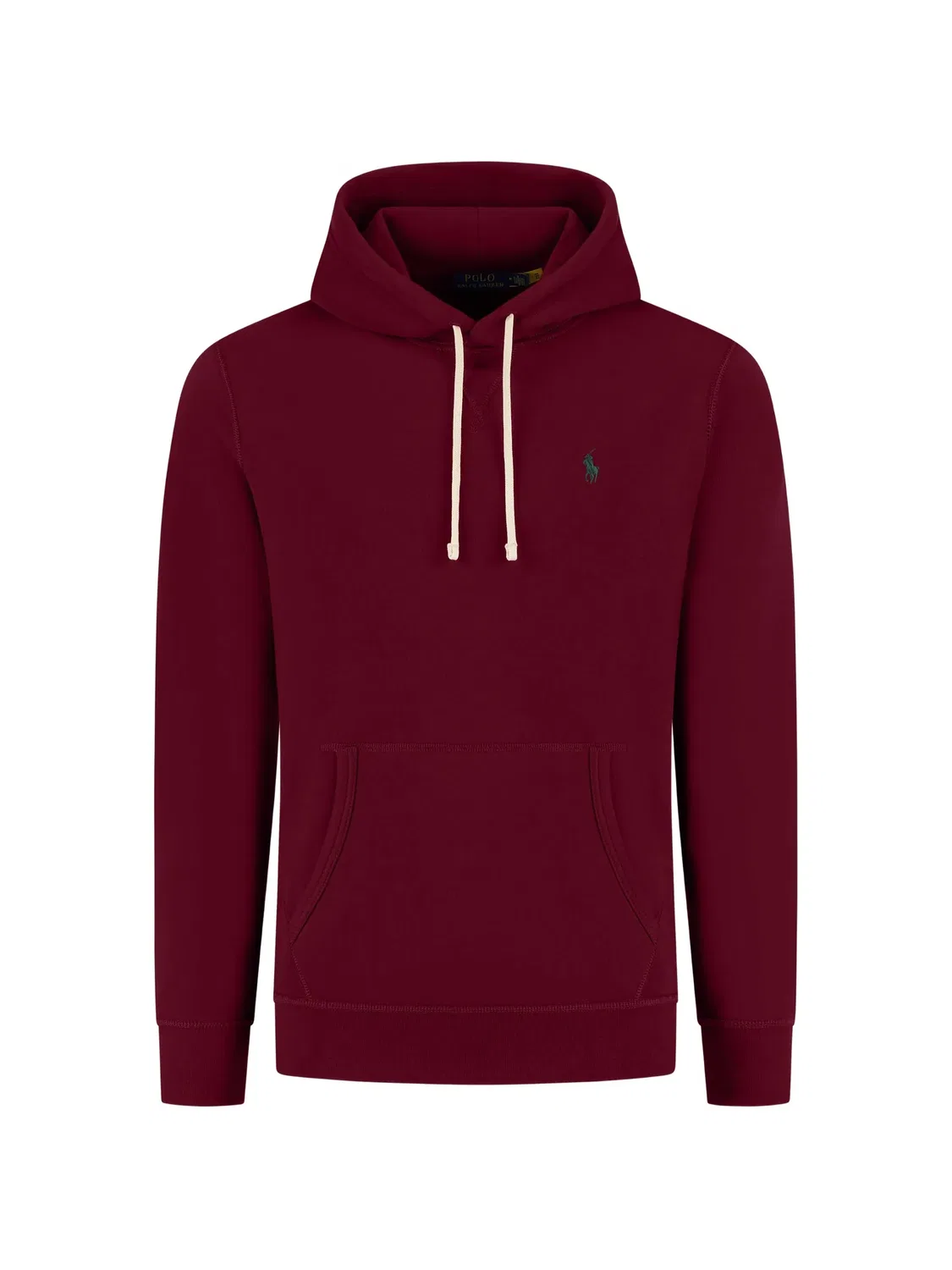 Толстовка-худи с вышитым логотипом, красная Polo Ralph Lauren, красный