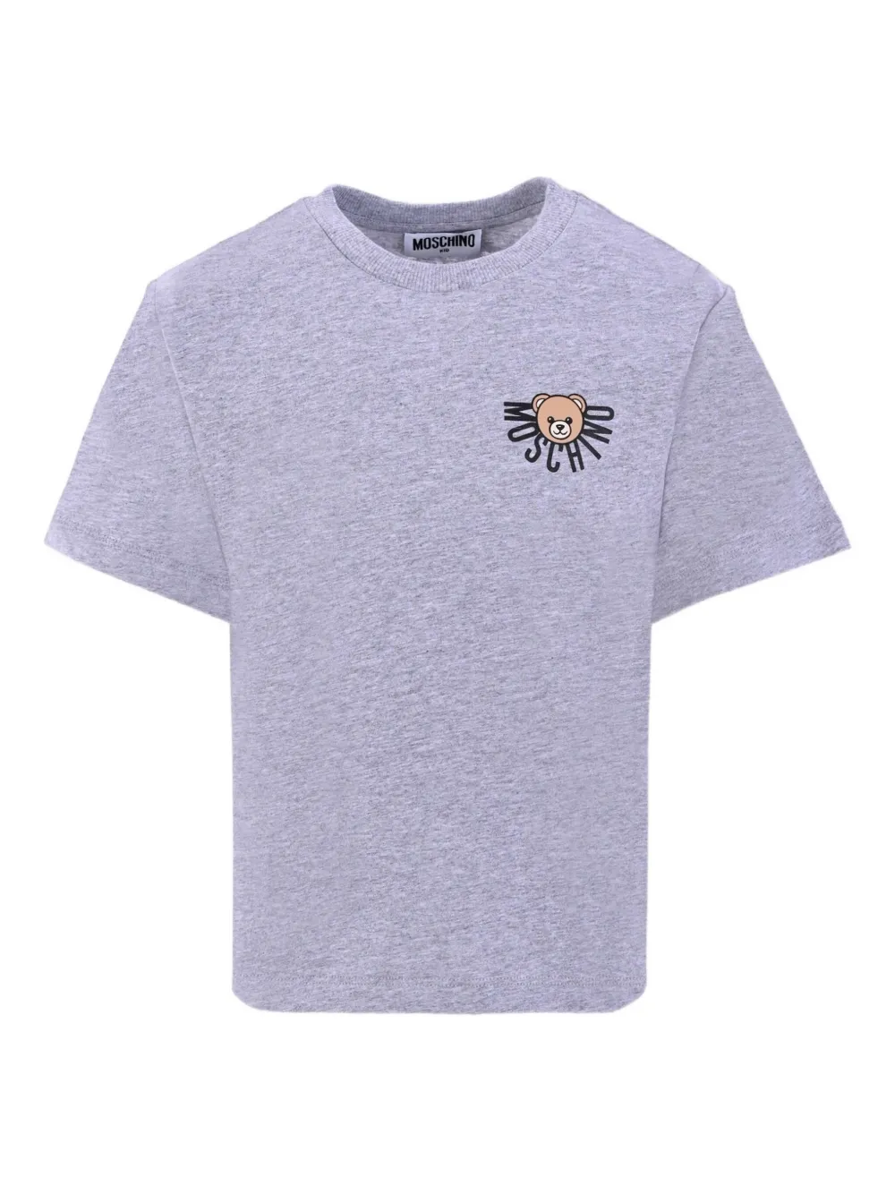 

Футболка с принтом Teddy Bear Moschino Kids, серый
