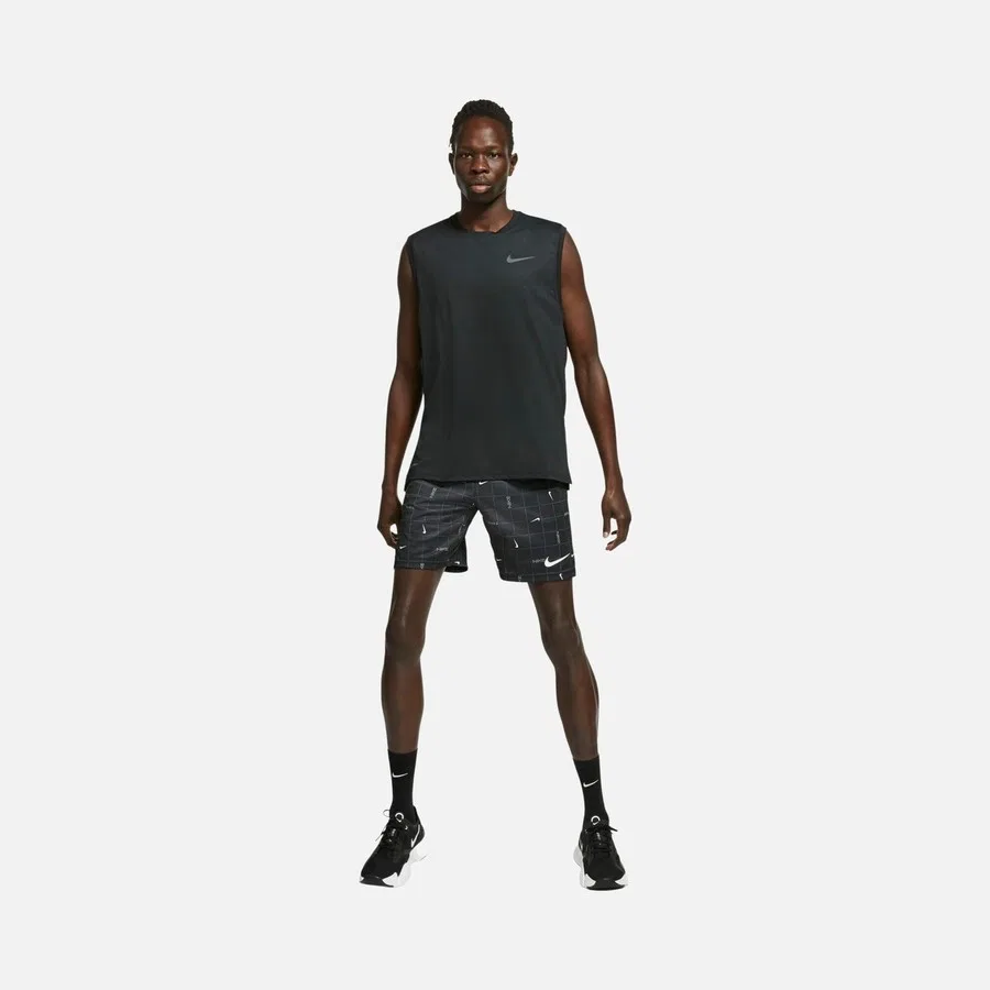 Спортивный топ без рукавов Nike Pro Dri-Fit Tank, Серый — фото 2