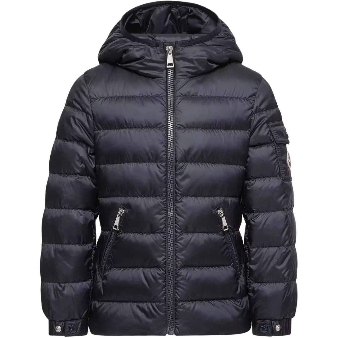 Детская куртка пуховик Moncler Gles 26ss Down Jacket, Navy Blue