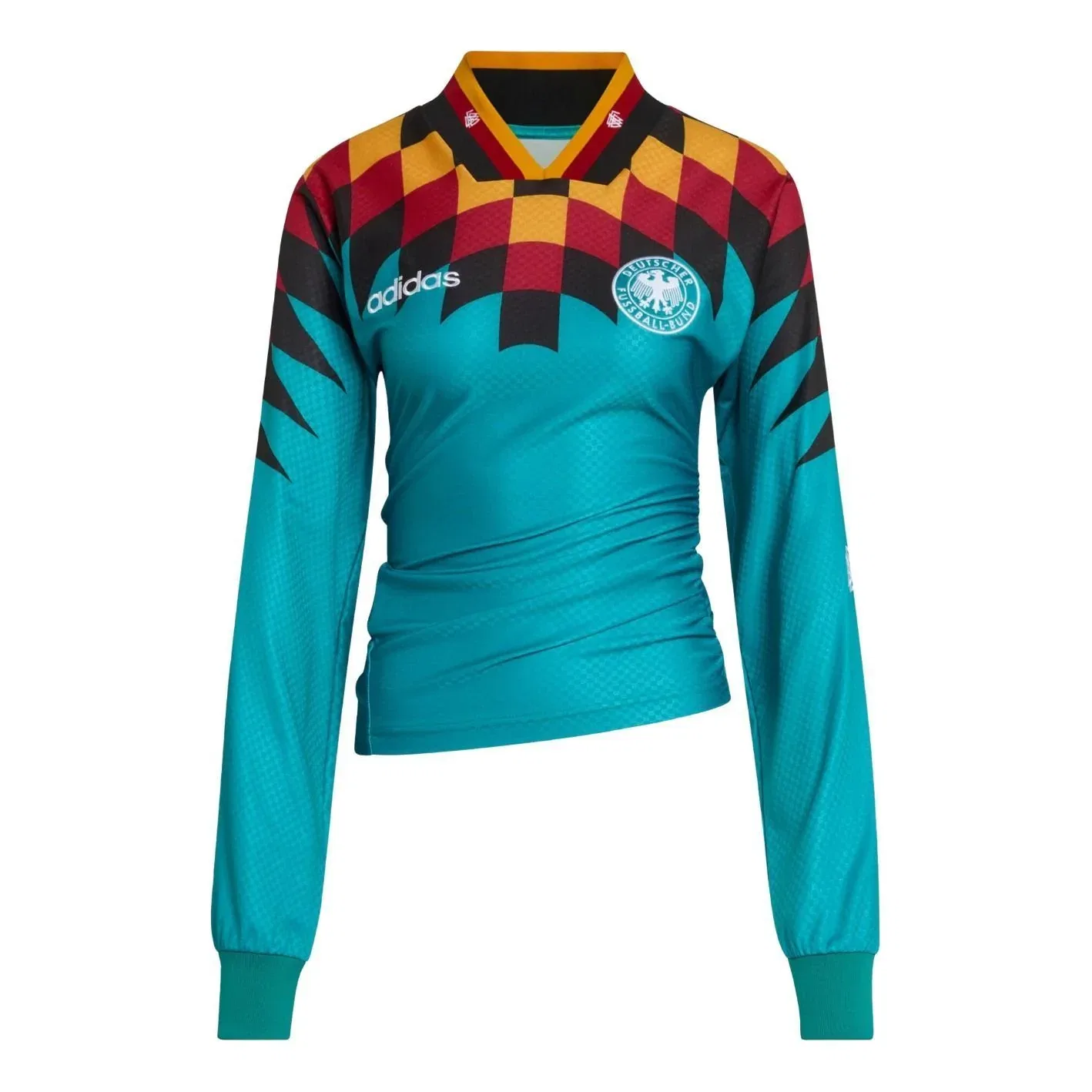 Женская футболка Reconstructed Bringback Jersey Adidas, зеленый