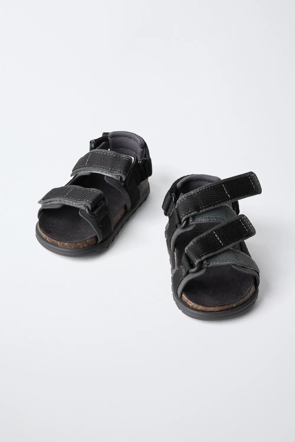 Технические сандалии для ходьбы босиком ZARA, Anthracite Grey — фото 4