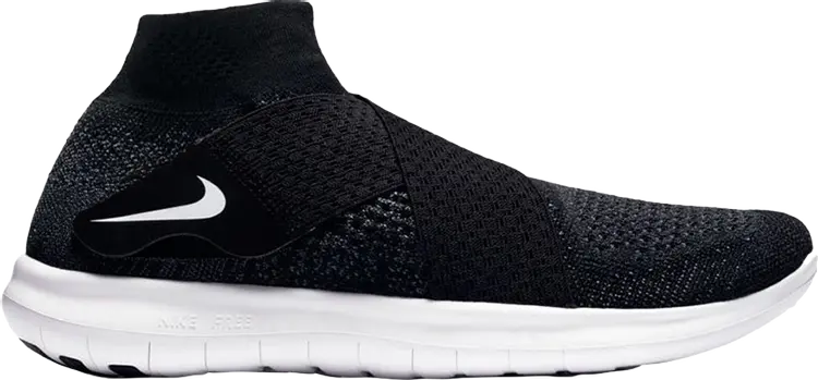 

Кроссовки Nike Wmns Free RN Motion Flyknit 2017 'Black', черный