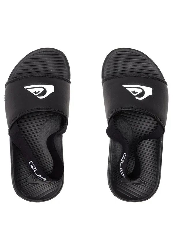 Тапочки с ремешком Synthetics Quiksilver Black/White, белый/черный — фото 3