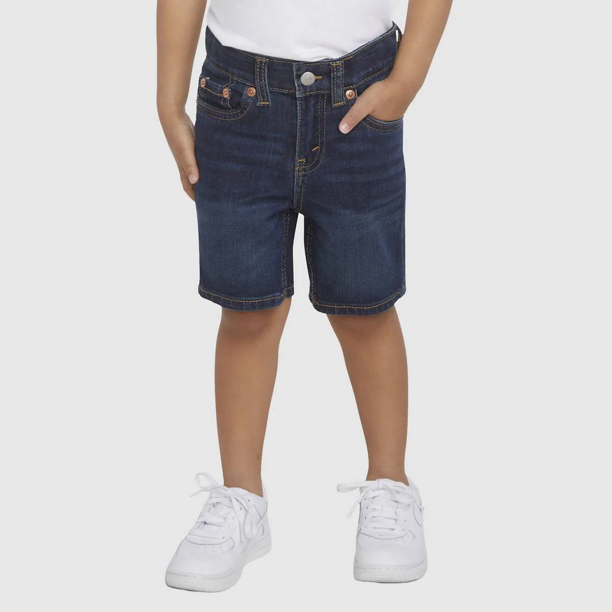 Спортивные шорты для мальчиков 2-4 лет Levi's, Highlands - Dark Wash — фото 2