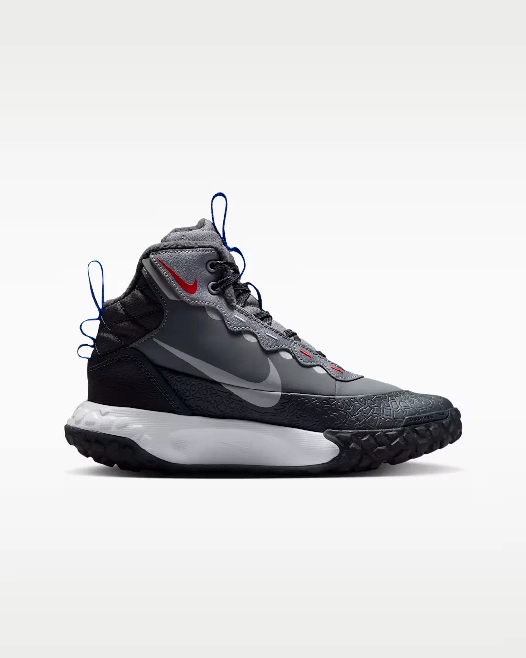 Детские ботинки с отражающими элементами Nike Terrascout, Cool Grey/Anthracite/University Red/Pure Platinum — фото 3