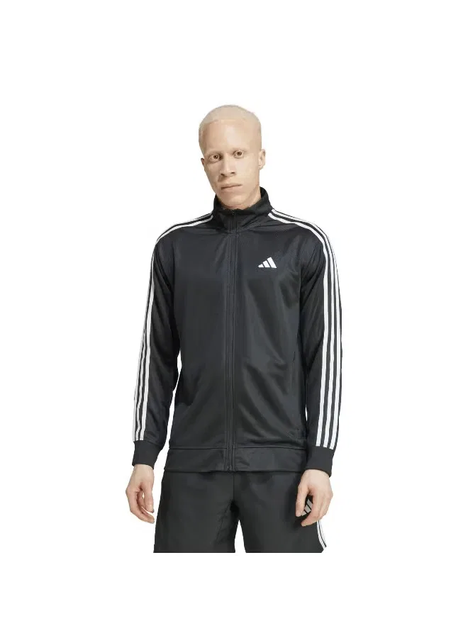 Спортивная куртка с длинным рукавом Train Essentials 3-Stripes Adidas, черный — фото 2
