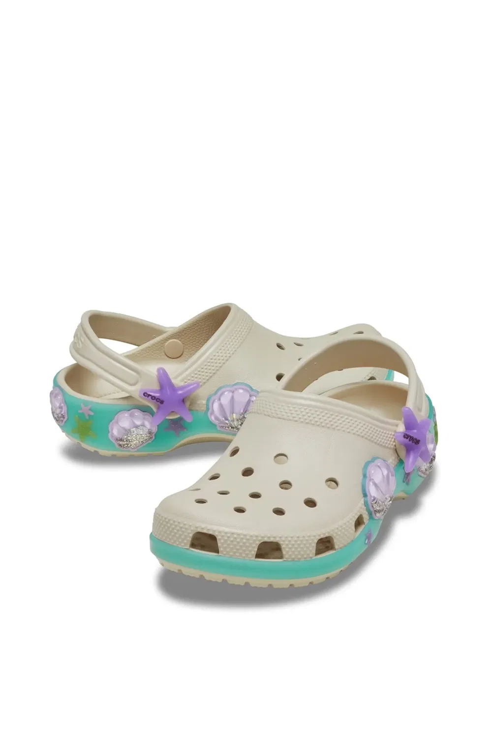 Детские классические сабо с блестками Sea Sparkle Crocs, Multi — фото 3