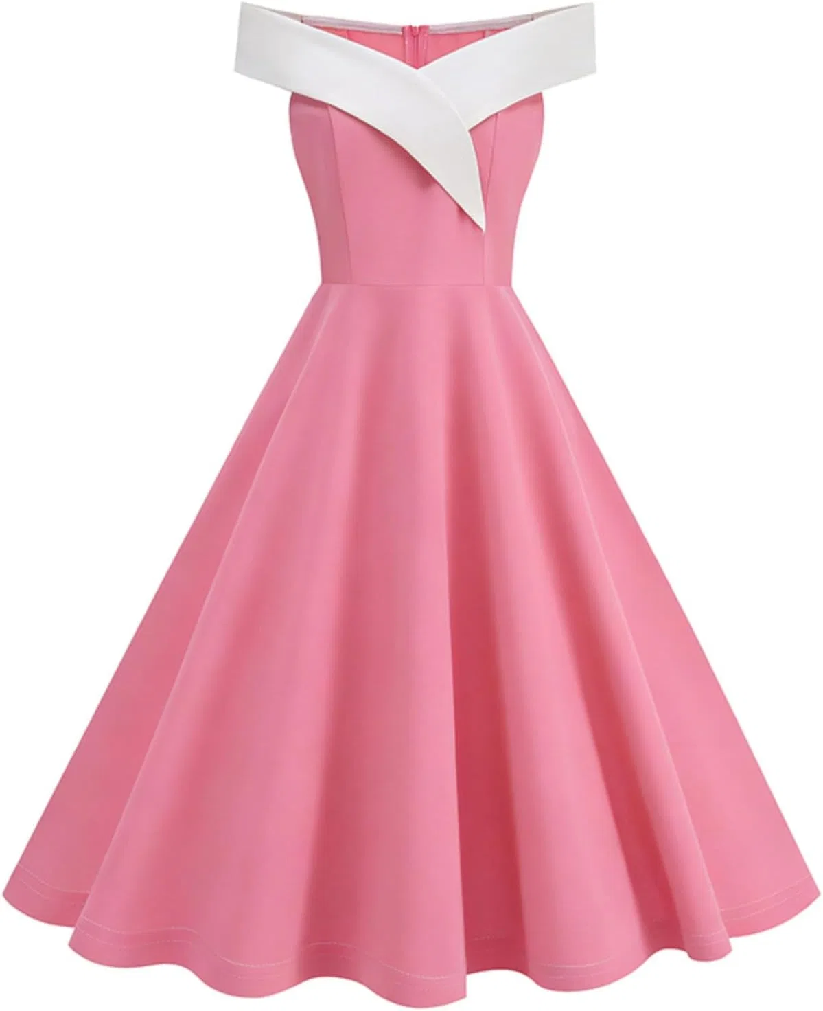 Женское коктейльное платье без рукавов 1950-х Vintage, Pink