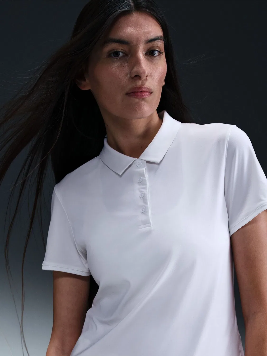 Поло Nike Victory Dri-FIT с коротким рукавом, белый — фото 3