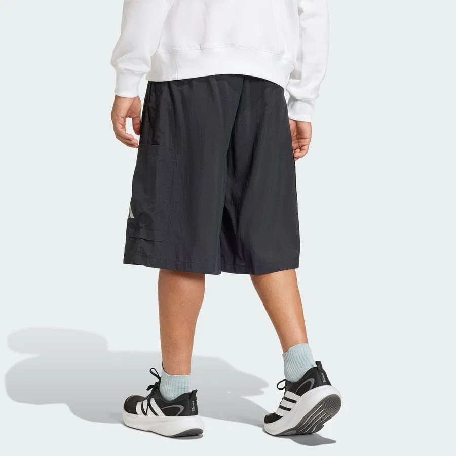 Спортивные шорты с карманами adidas, Черный — фото 2
