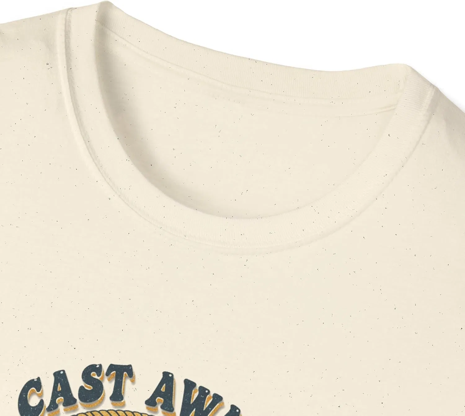 Мужская футболка с принтом Cast Away Retro Bait Co, натуральный — фото 4