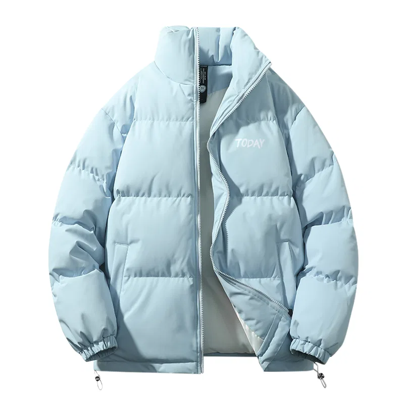 Детская пуховая куртка с принтом MINISO, Light Blue
