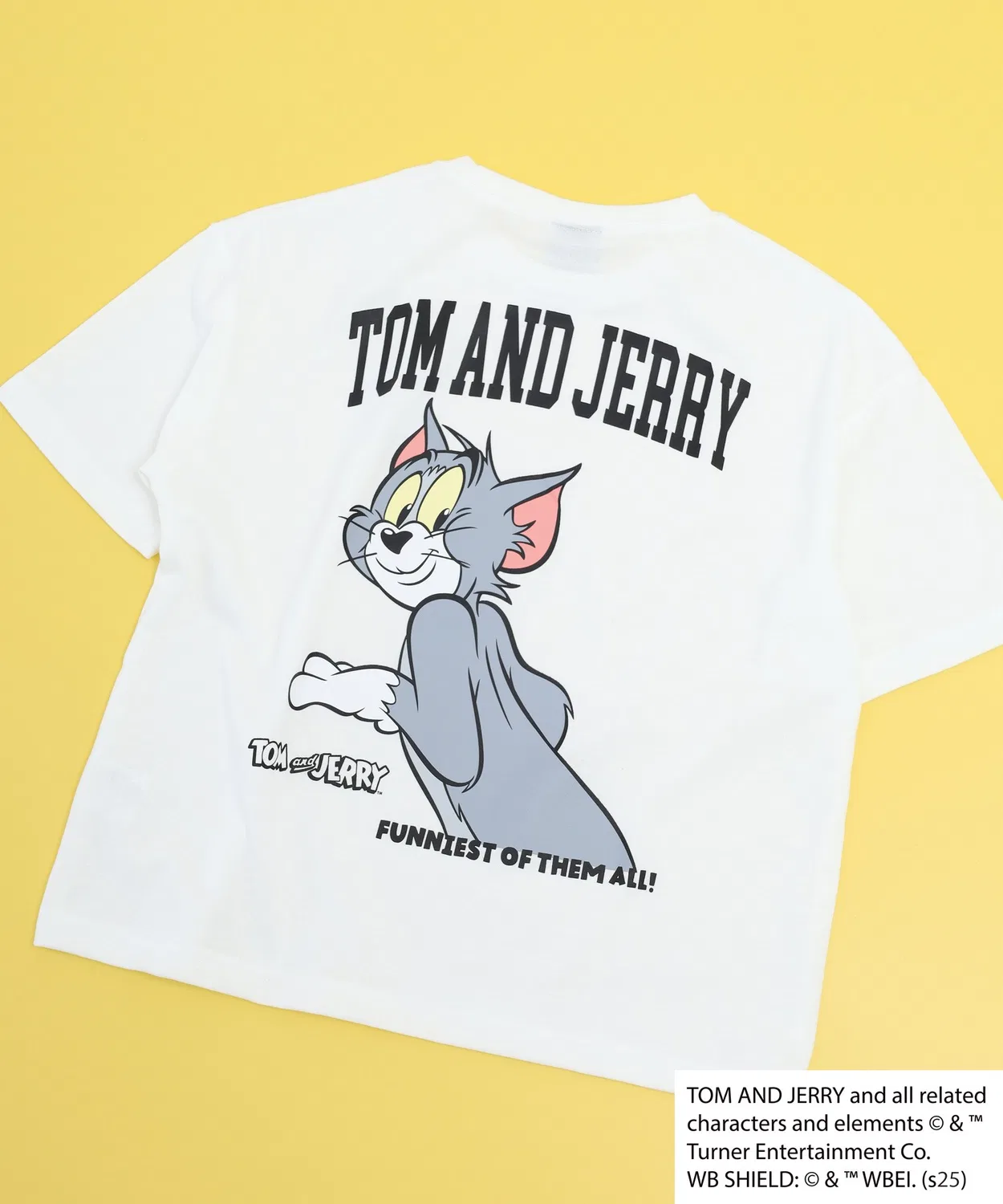 Детская футболка с принтом TOM&JERRY, Tom & Jerry TOM&JERRY, Белый