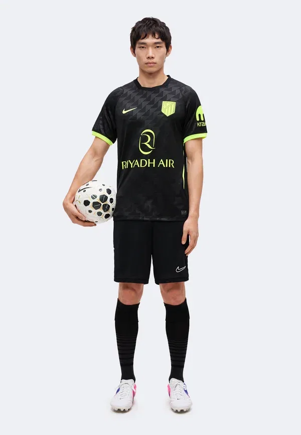 Футболка Dri-fit Atletico Madrid 2026 Stadium Home, Nike Performance, черный/Volt — фото 2