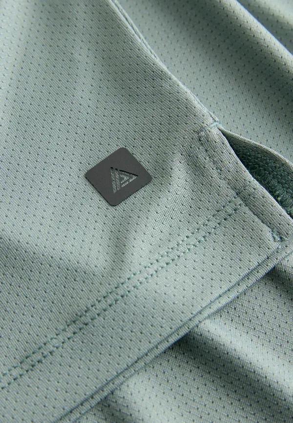 Топ из сетки Reflective Next, sage green, зеленый — фото 3