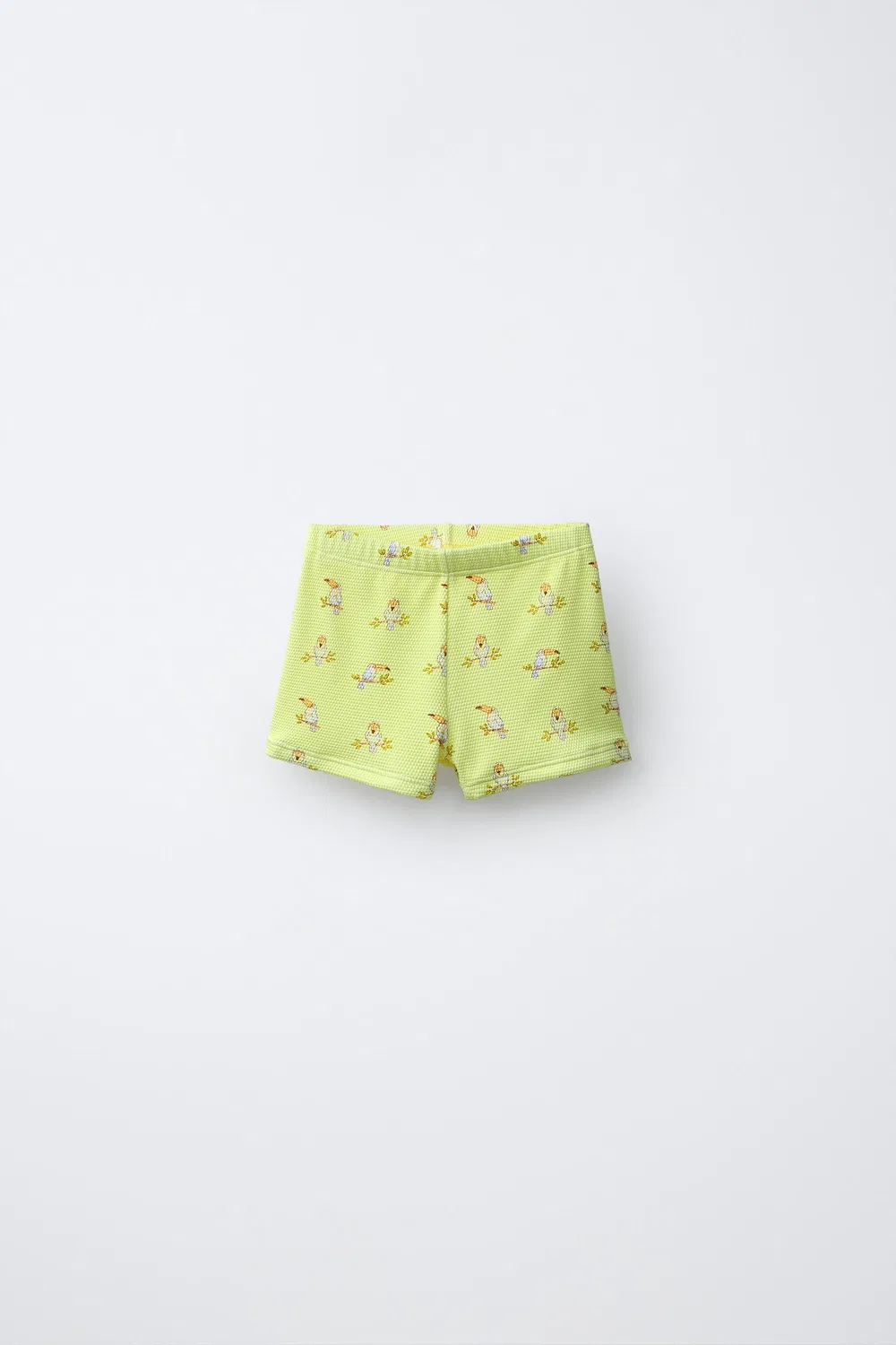 Купальник-боксеры с принтом тукана, 1-6 лет ZARA, Light Lime Green