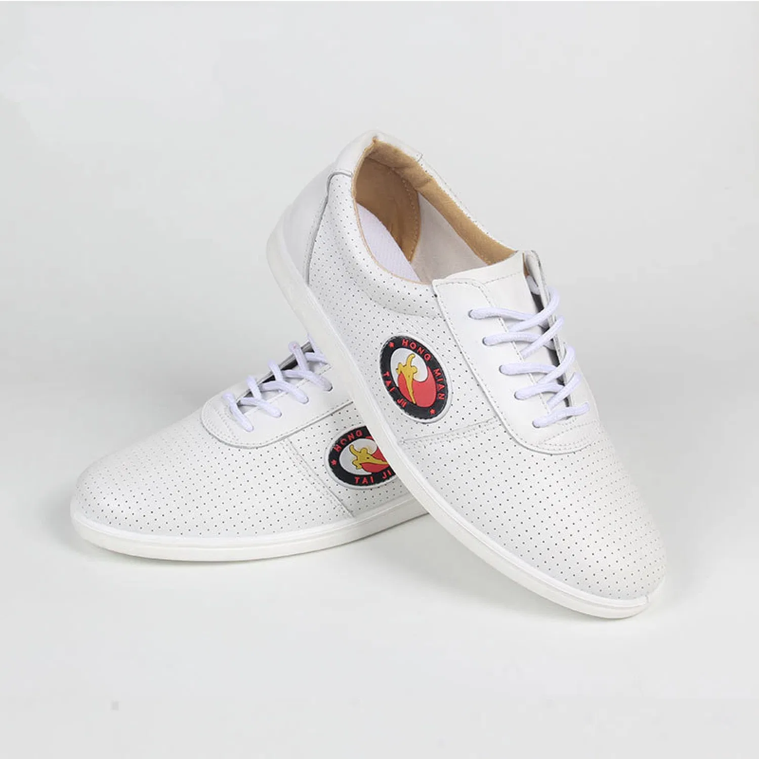 Детские кроссовки для тайцзи с верхом из сетки LIURUI, White — фото 2