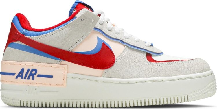 

Кроссовки Nike Wmns Air Force 1 Shadow 'Sail Royal Red', коричневый