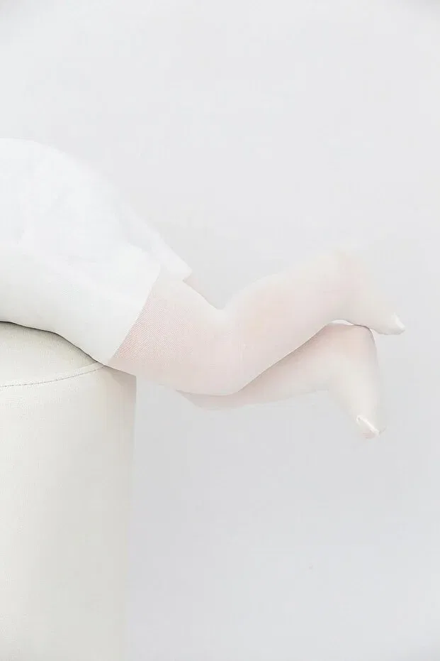 Детские колготки для девочек с рюшами Mycro 50 baby pantyhose kembk Daymod, Bone