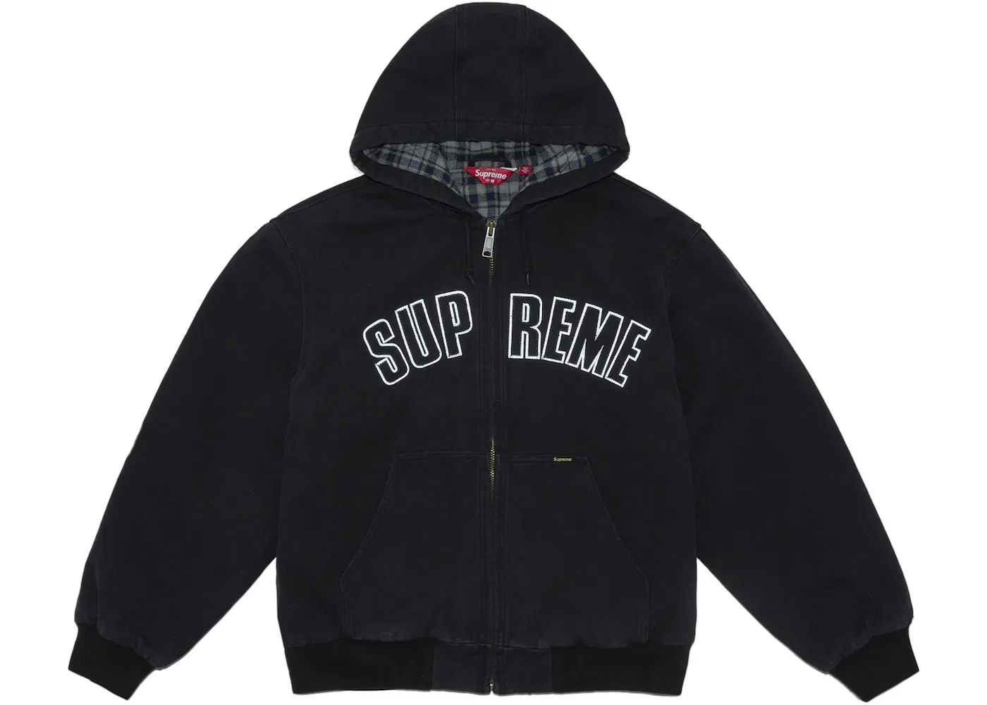 Мужская куртка с капюшоном с принтом Supreme, Black