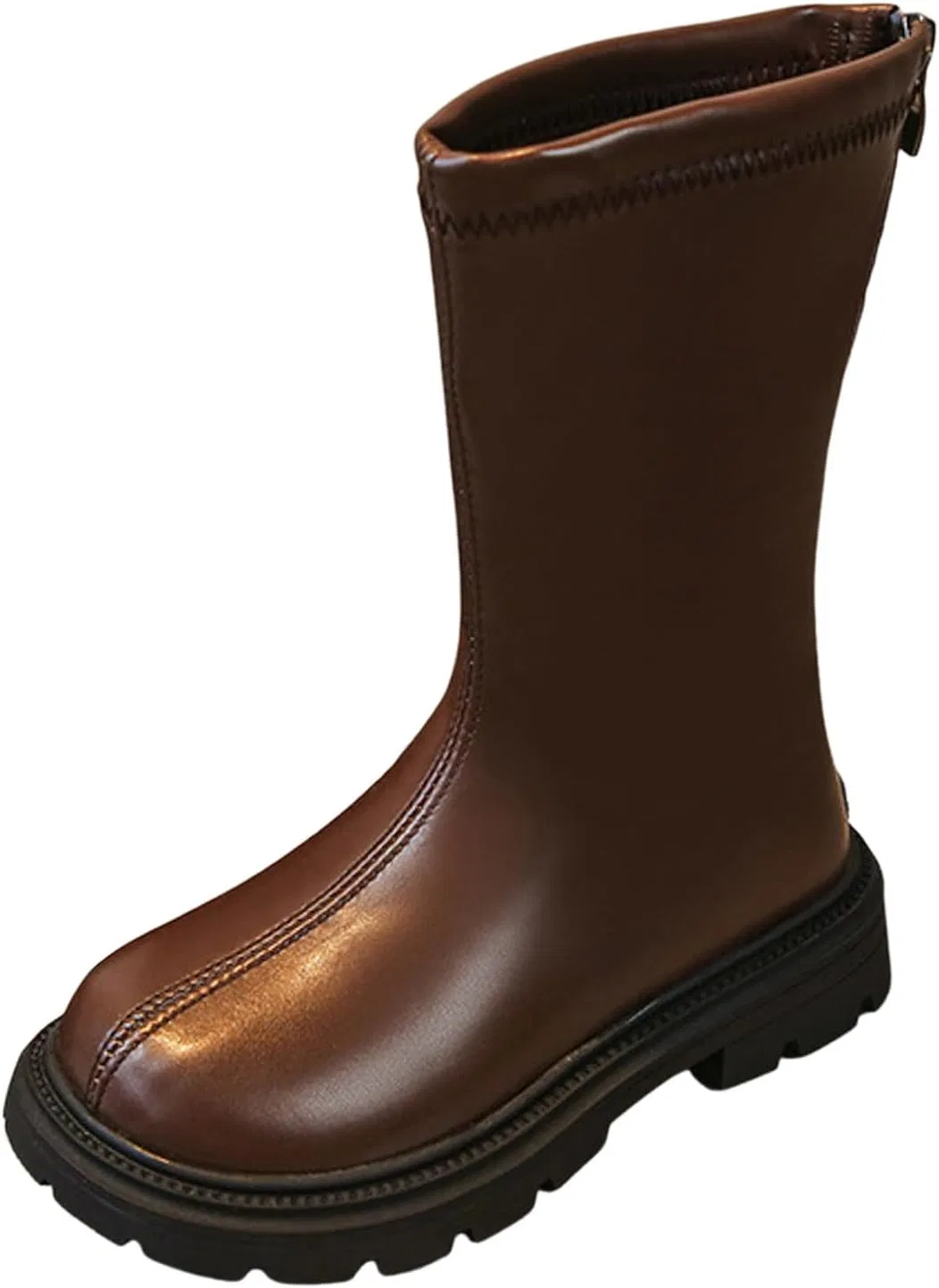 Детские ботинки для девочек с принтом, модель Girls Ankle Boots, Brown