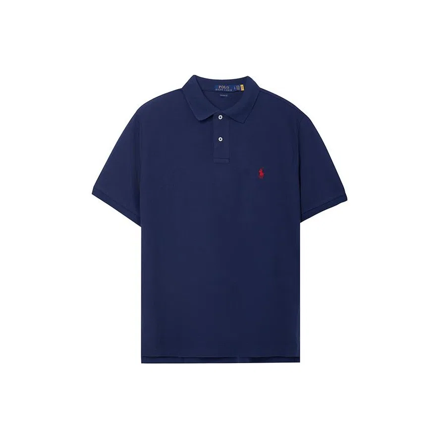 Футболка поло с вышитым логотипом Polo Ralph Lauren, Blue